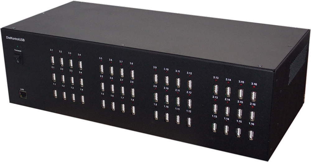 Управляемый USB over IP концентратор с 48 портами USB