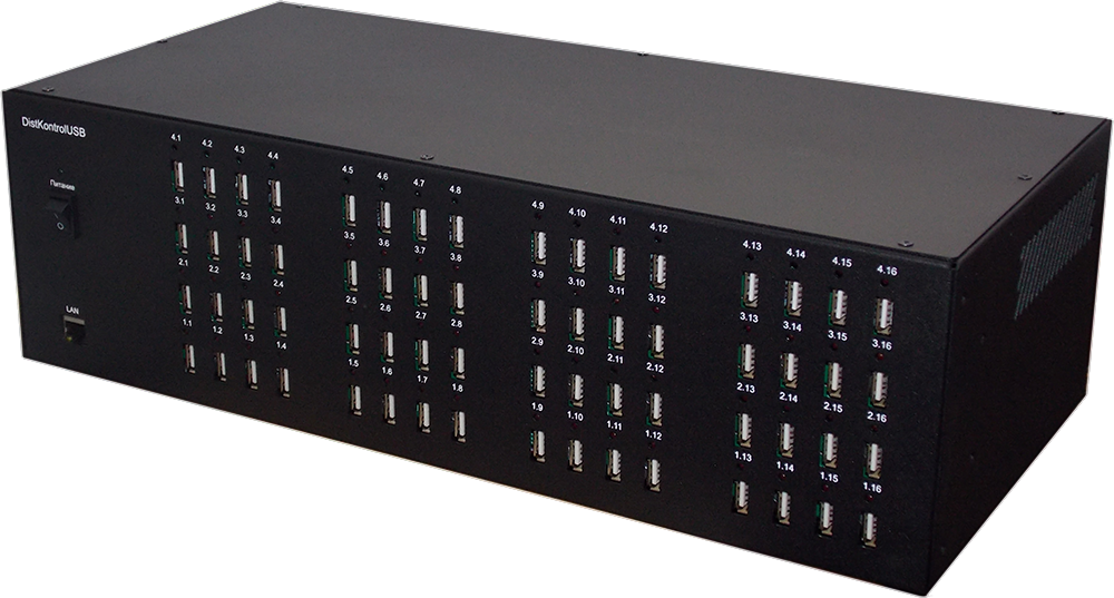 Управляемый USB over IP концентратор с 64 портами USB